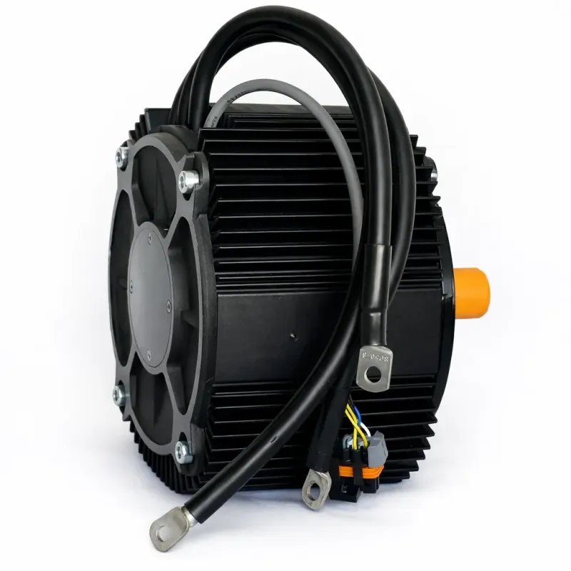 Motenergy ME1905 (ex ME1507) – vue 3/4 arrière, moteur brushless PMSM/PMAC, refroidissement air, capteurs KTY84-130