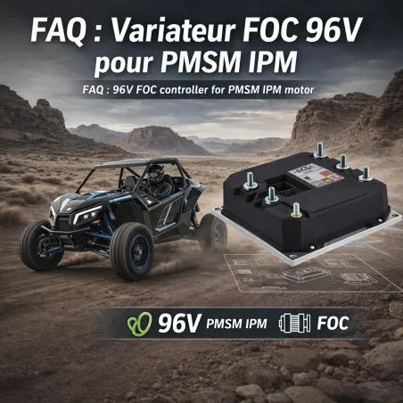 96V FOC IPM PMSM inverter FAQ, product main view